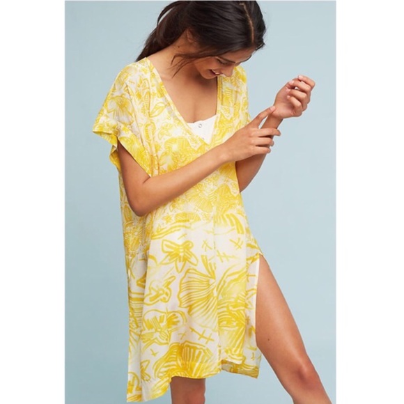 Anthropologie Tops - Anthropologie Lilka Naydia Caftan Cover Up M